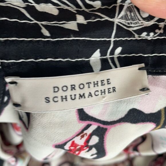 🎀Dorothee Schumacher medium silk floral sleeveless top with hood - Picture 6 of 9